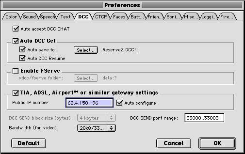 dcc prefs