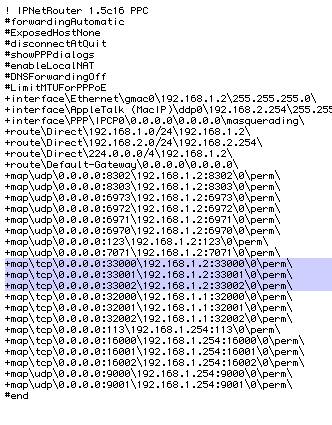 Ipnetrouter prefs